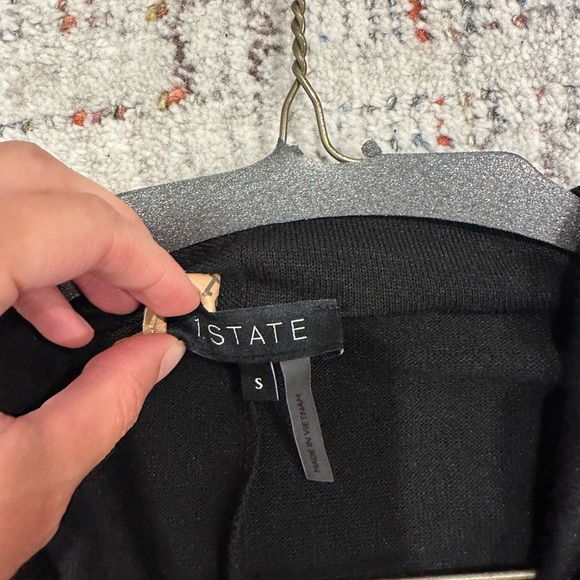 1.STATE - cozy knit top - black - size S - Picture 3 of 5